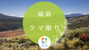福島　クマ取り